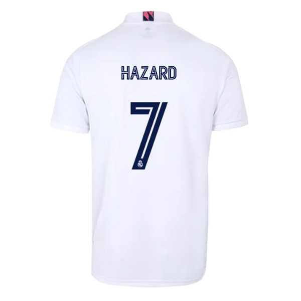 Maglia Real Madrid Prima NO.7 Hazard 20/21 Bianco